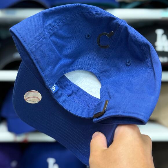 Los Angeles Dodgers Script Dad Cap '47 Brand Blue - Picture 4 of 4